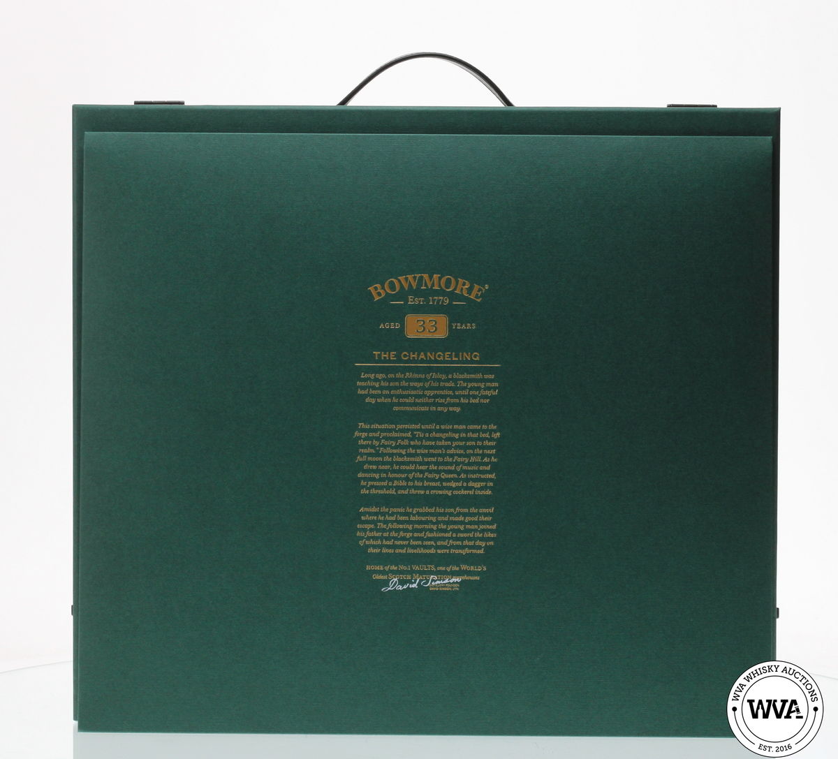 BOWMORE 22 & 33 YEAR OLD "THE CHANGELING" (2 x 70cl)