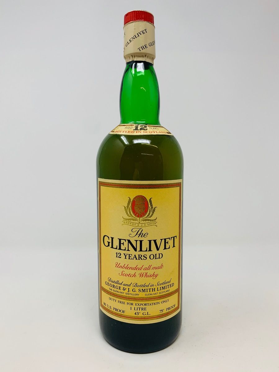 THE GLENLIVET 12 YEAR OLD 1970'S