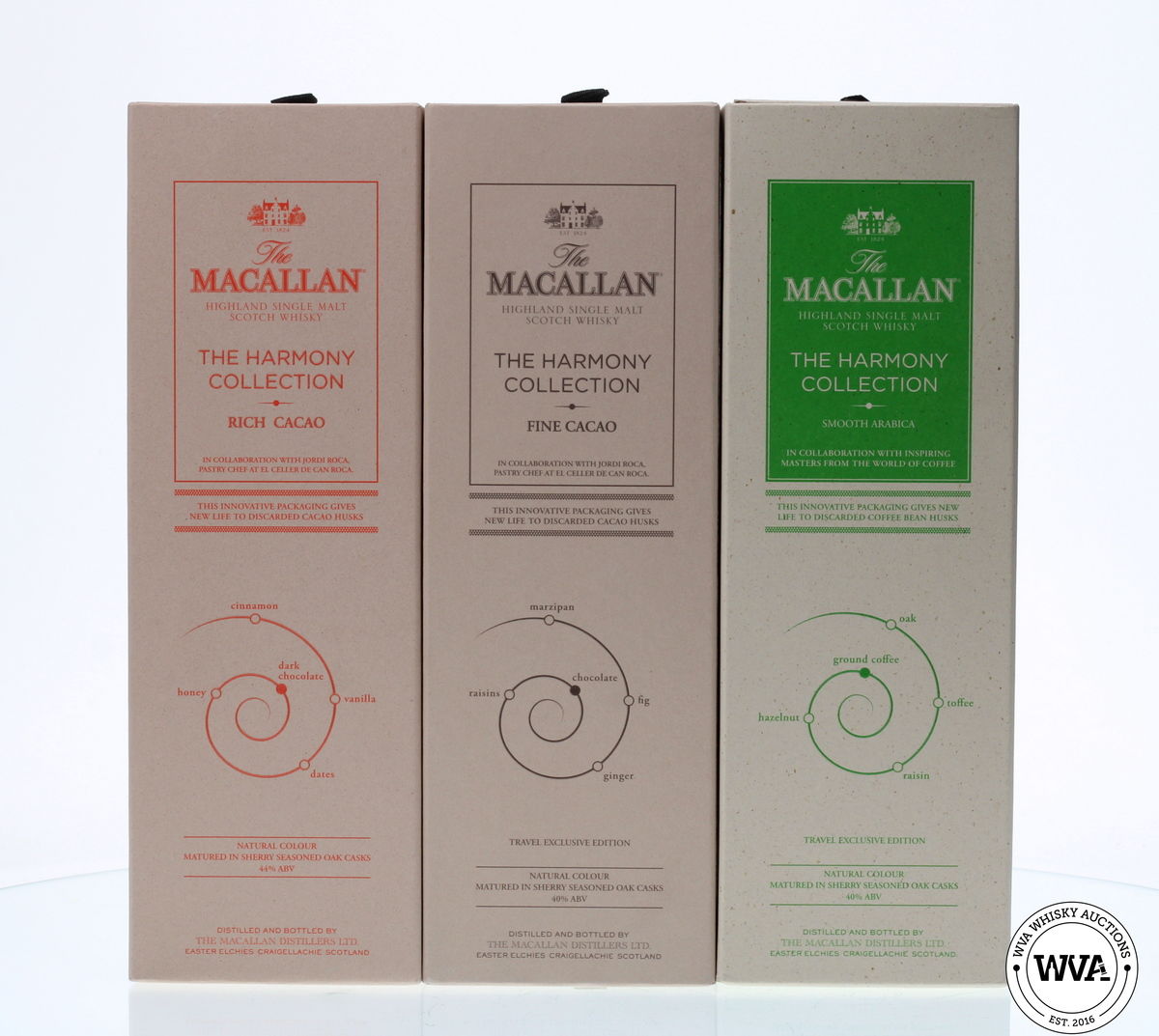 MACALLAN - THE HARMONY COLLECTION - RICH,FINE & SMOOTH SET