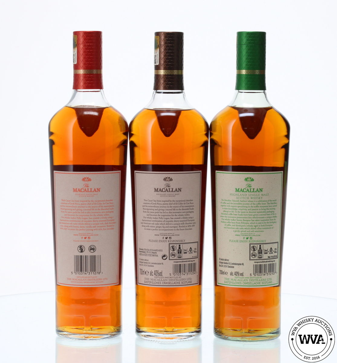 MACALLAN - THE HARMONY COLLECTION - RICH,FINE & SMOOTH SET