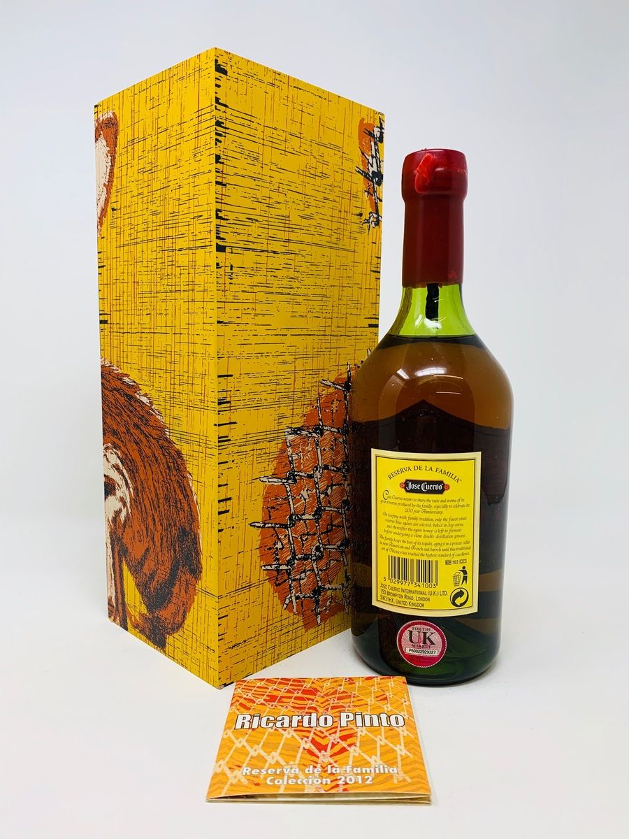 JOSE CUERVO RESERVA DE LA FAMILIA TEQUILA 2012 
