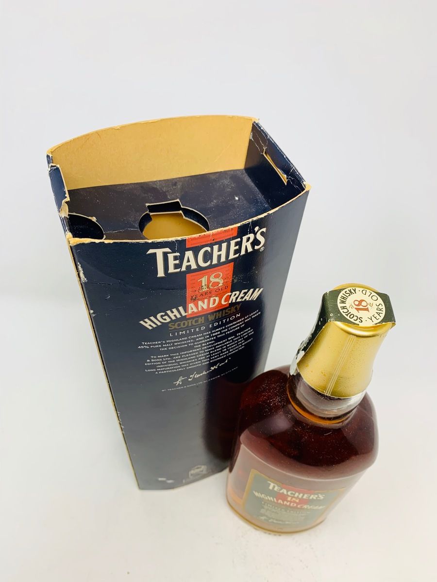 TEACHERS 18 YEAR OLD HIGHLAND CREAM SCOTCH WHISKY
