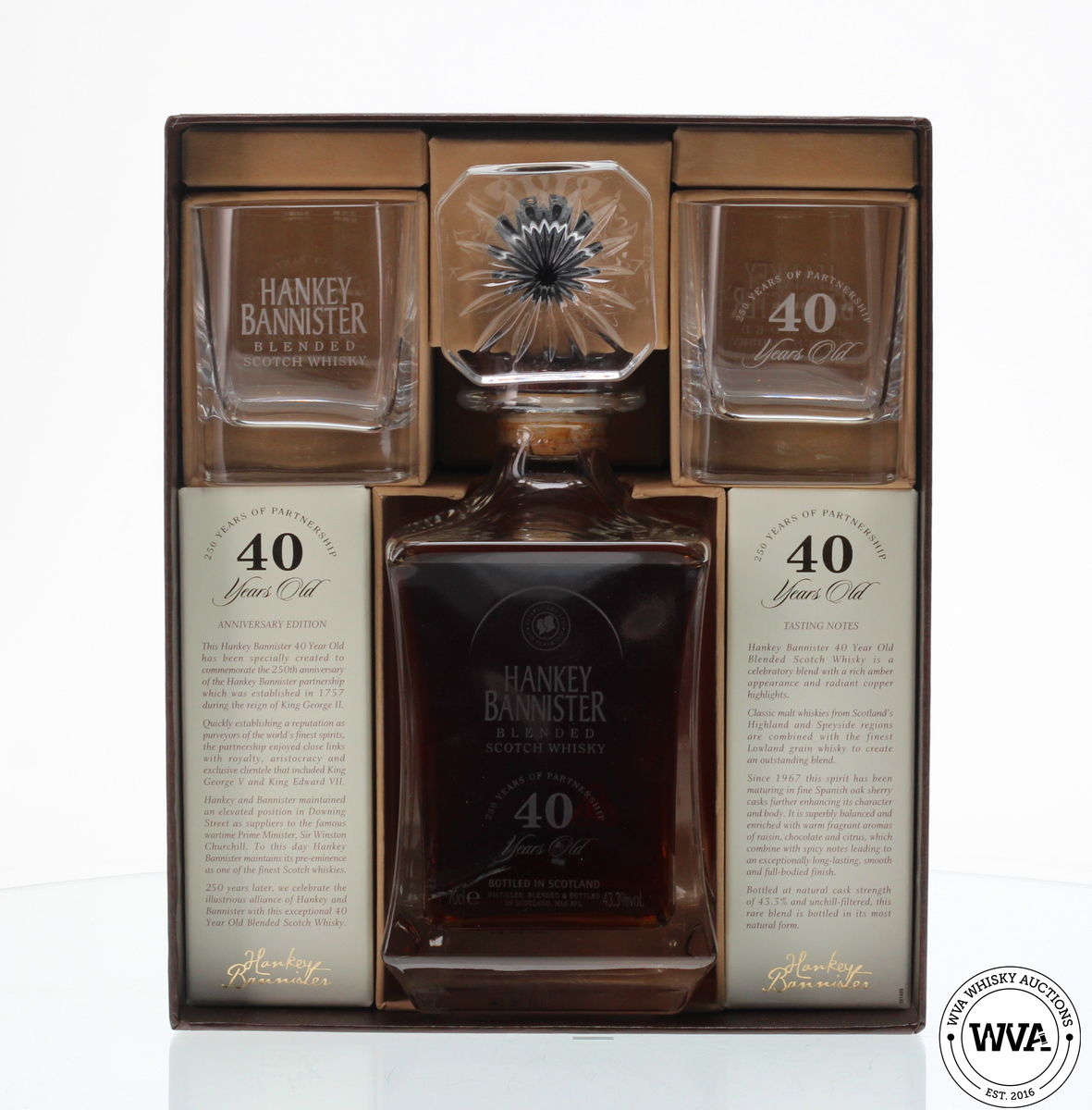HANKEY BANNISTER 40 YEAR OLD - 250TH ANNIVERSARY EDITION 