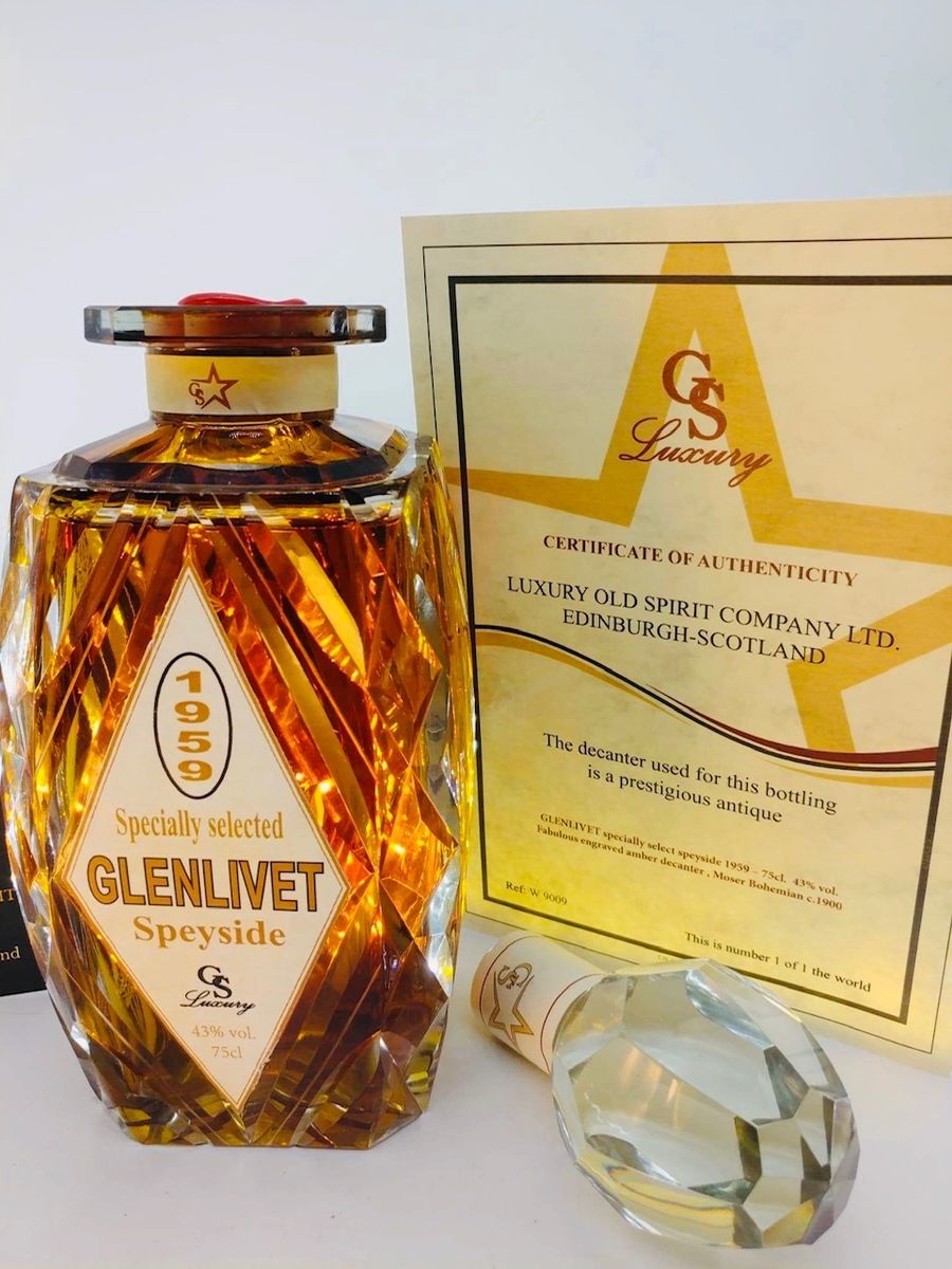 DECANTER GLENLIVET 1959