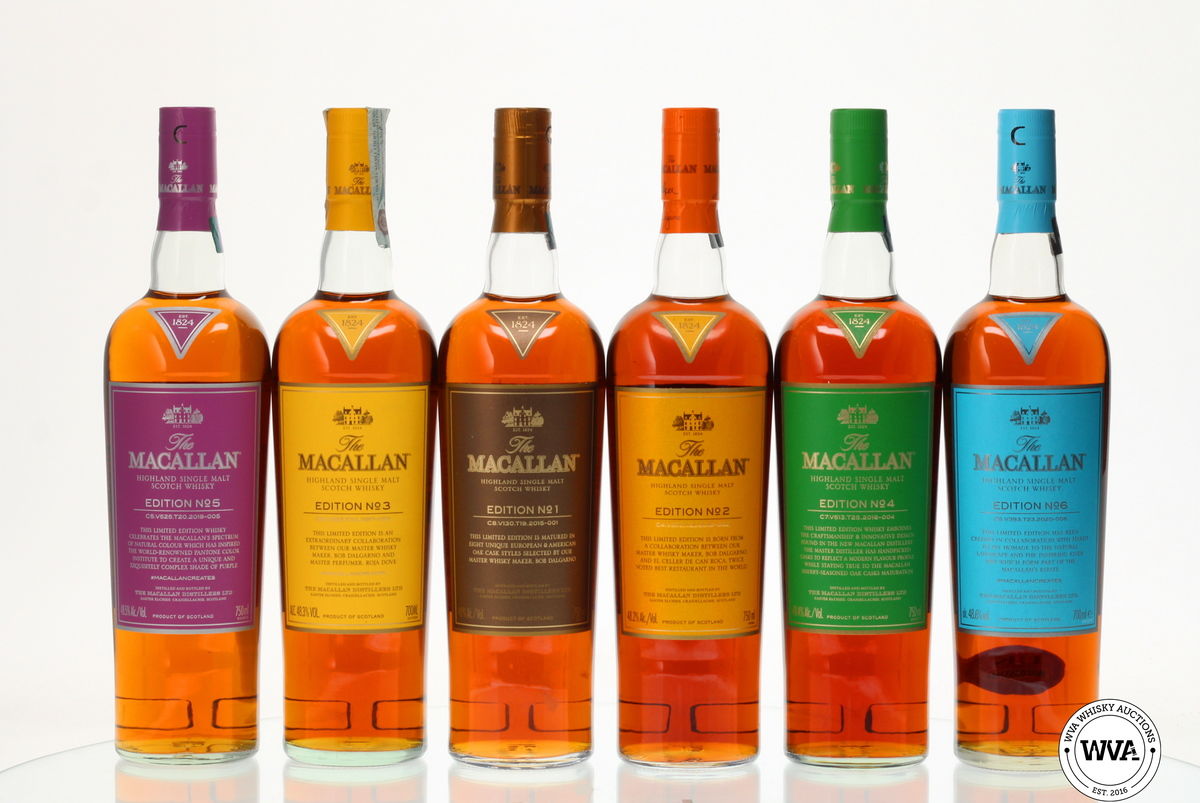 MACALLAN EDITIONS SET (1-6) 