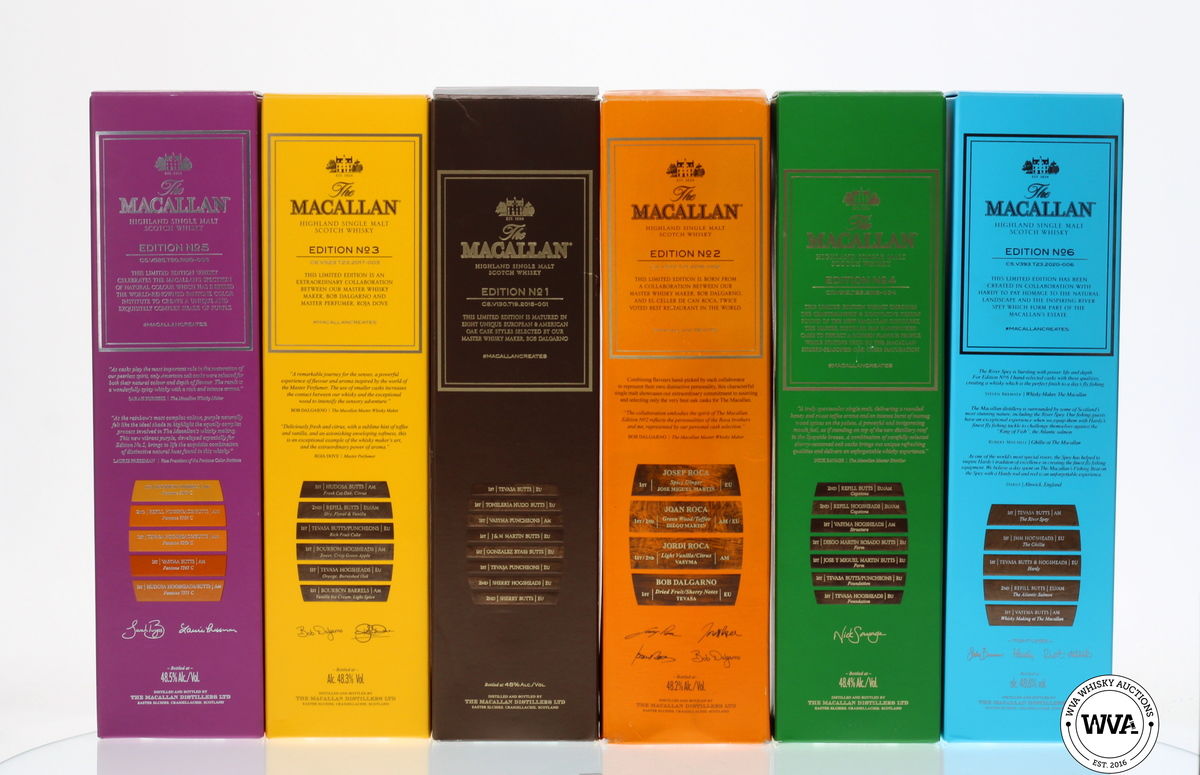 MACALLAN EDITIONS SET (1-6) 