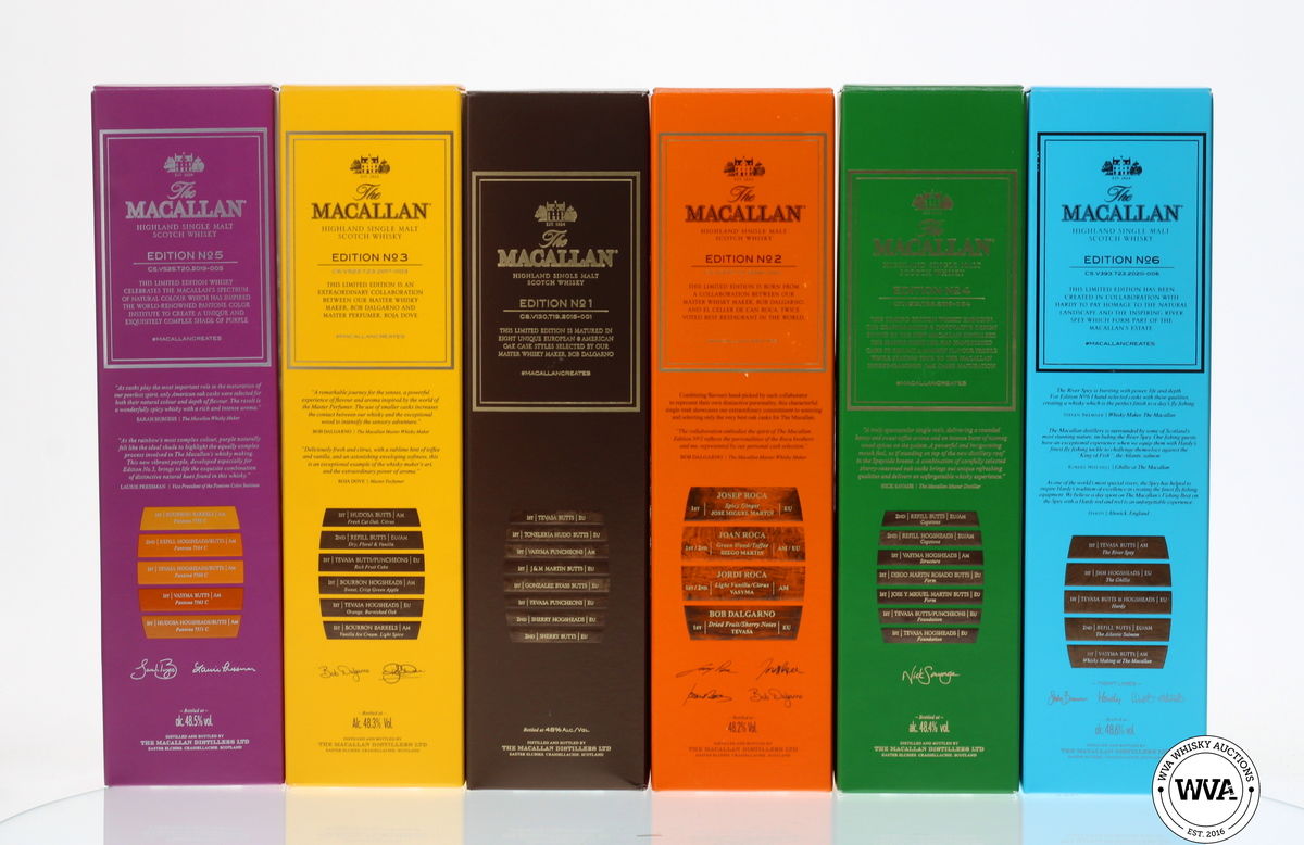 MACALLAN EDITIONS SET (1-6) 