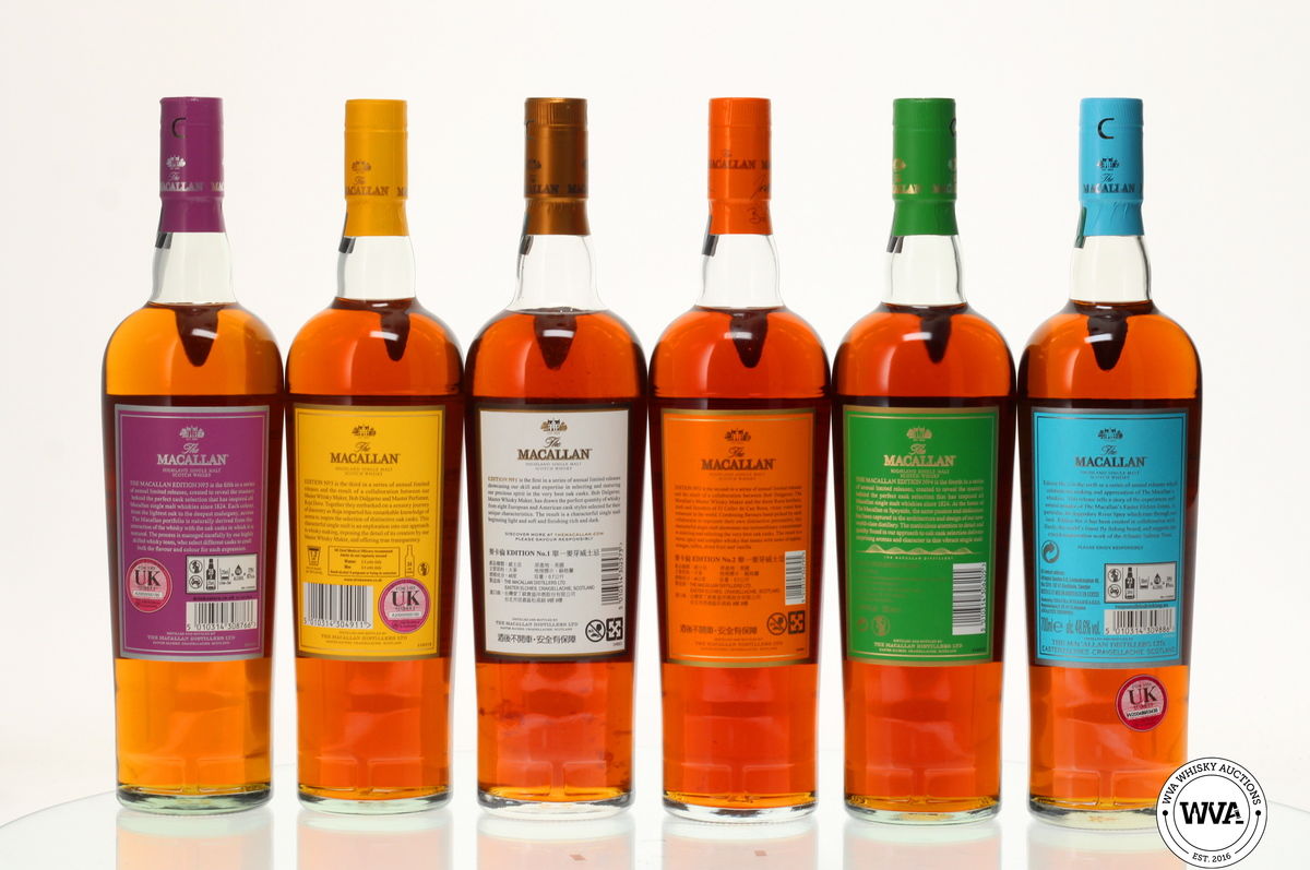 MACALLAN EDITIONS SET (1-6) 