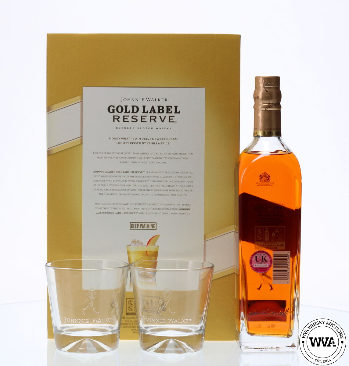 Johnnie Walker Gold Label Reserve Blended Scotch Whisky 1L