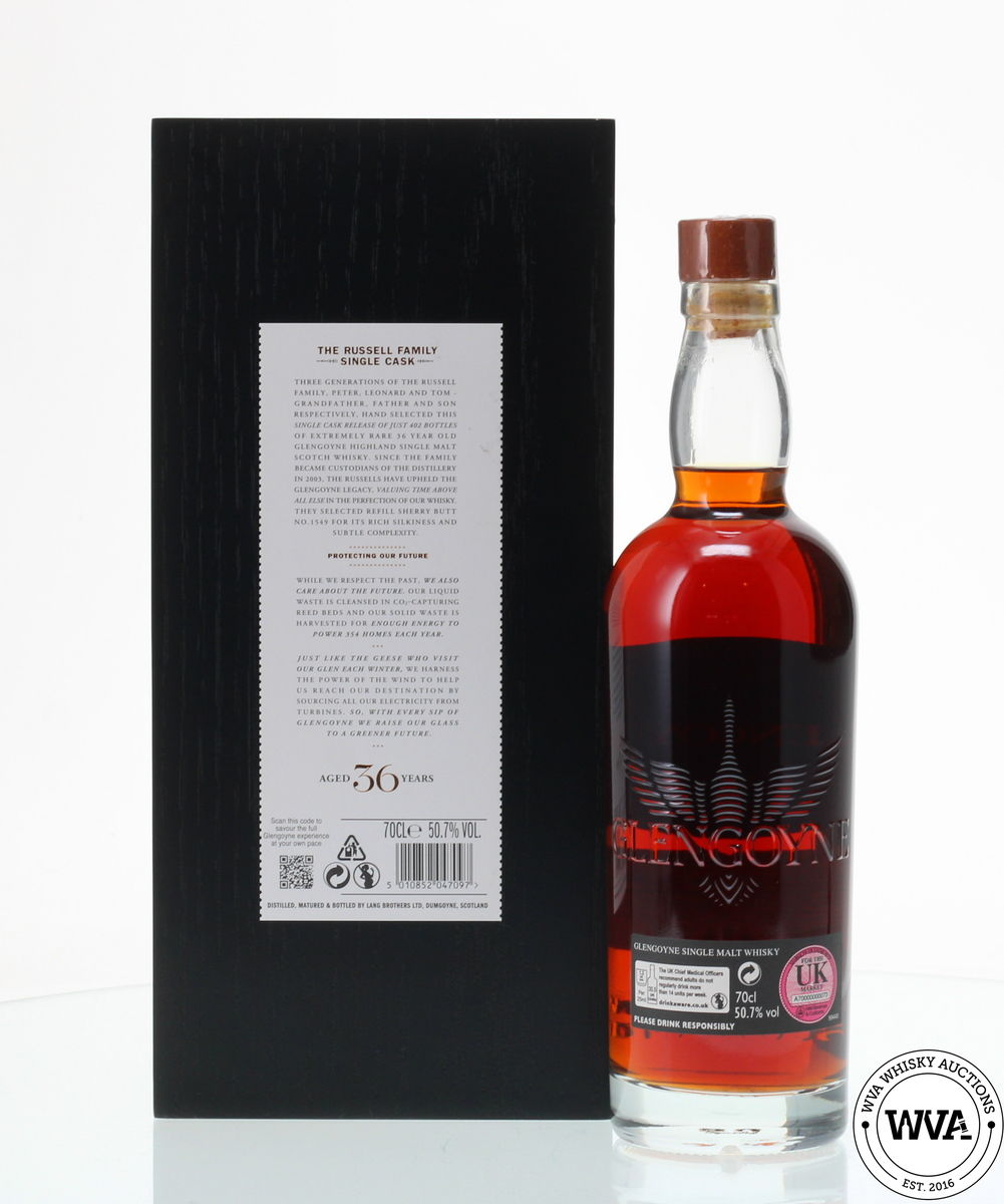 GLENGOYNE 36 YEAR OLD - RUSSELL FAMILY SINGLE CASK #1549
