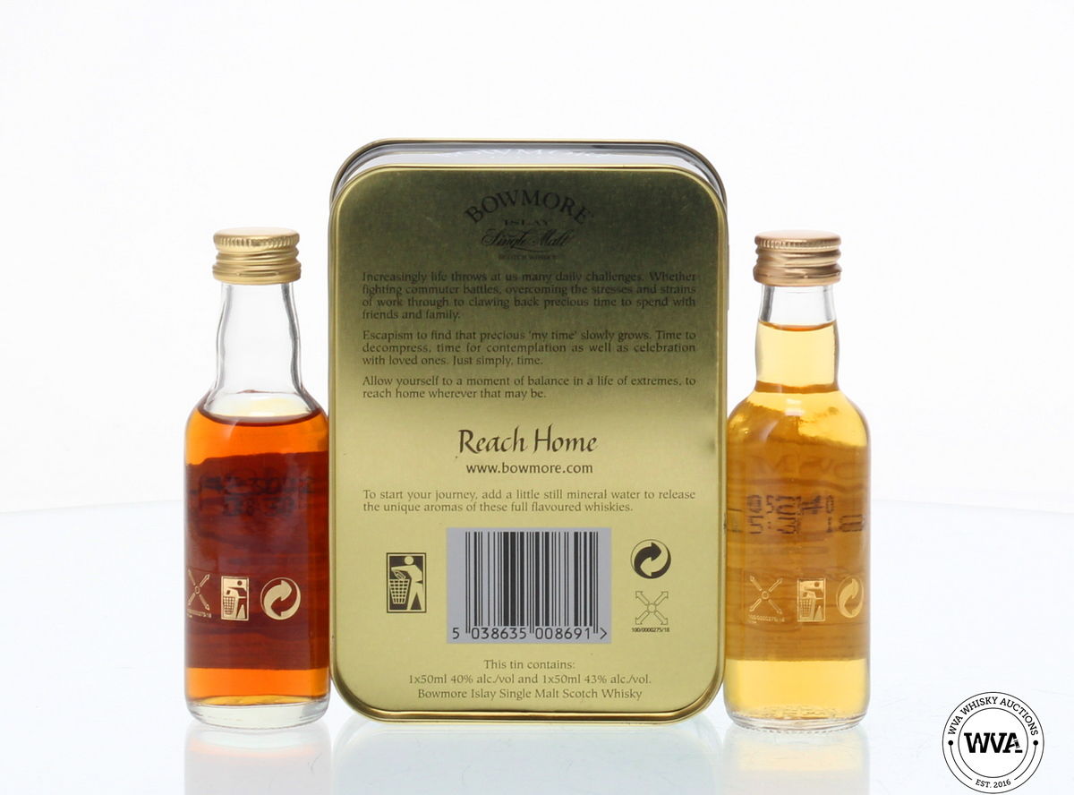 BOWMORE MINIATURE TIN PACK