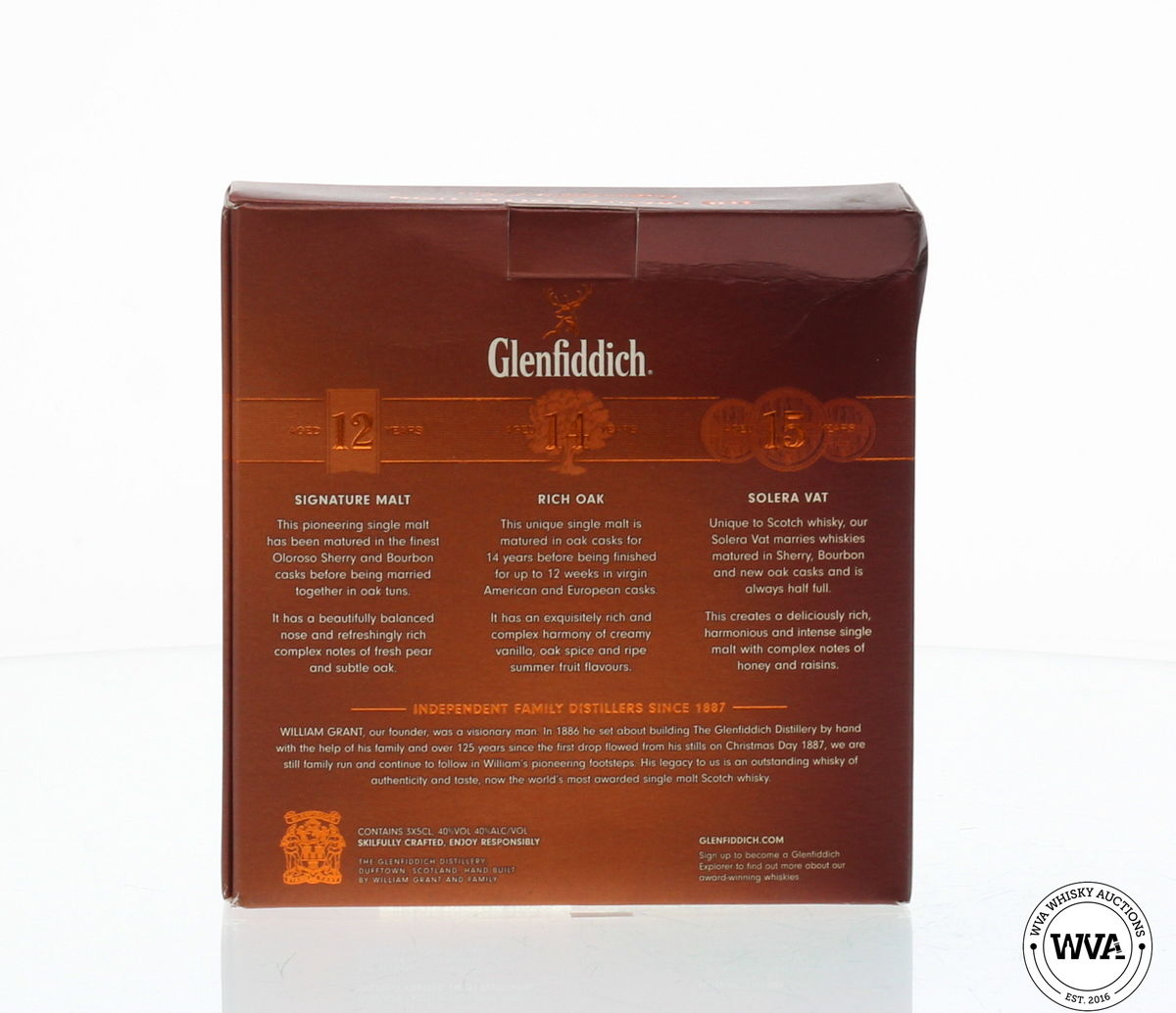 GLENFIDDICH WHISKY MINIATURE PACK