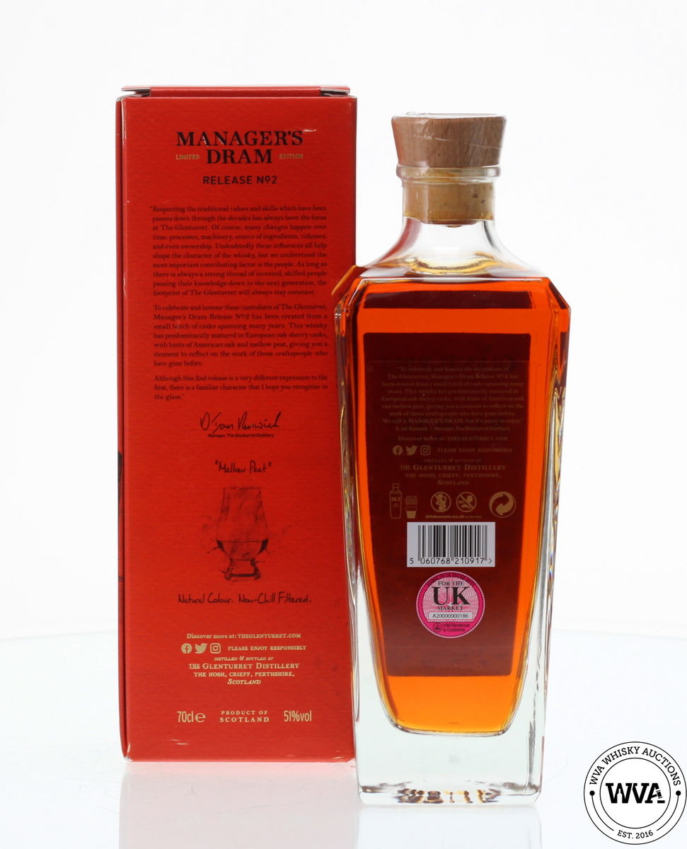 GLENTURRET MANAGERS DRAM RELEASE NO.2