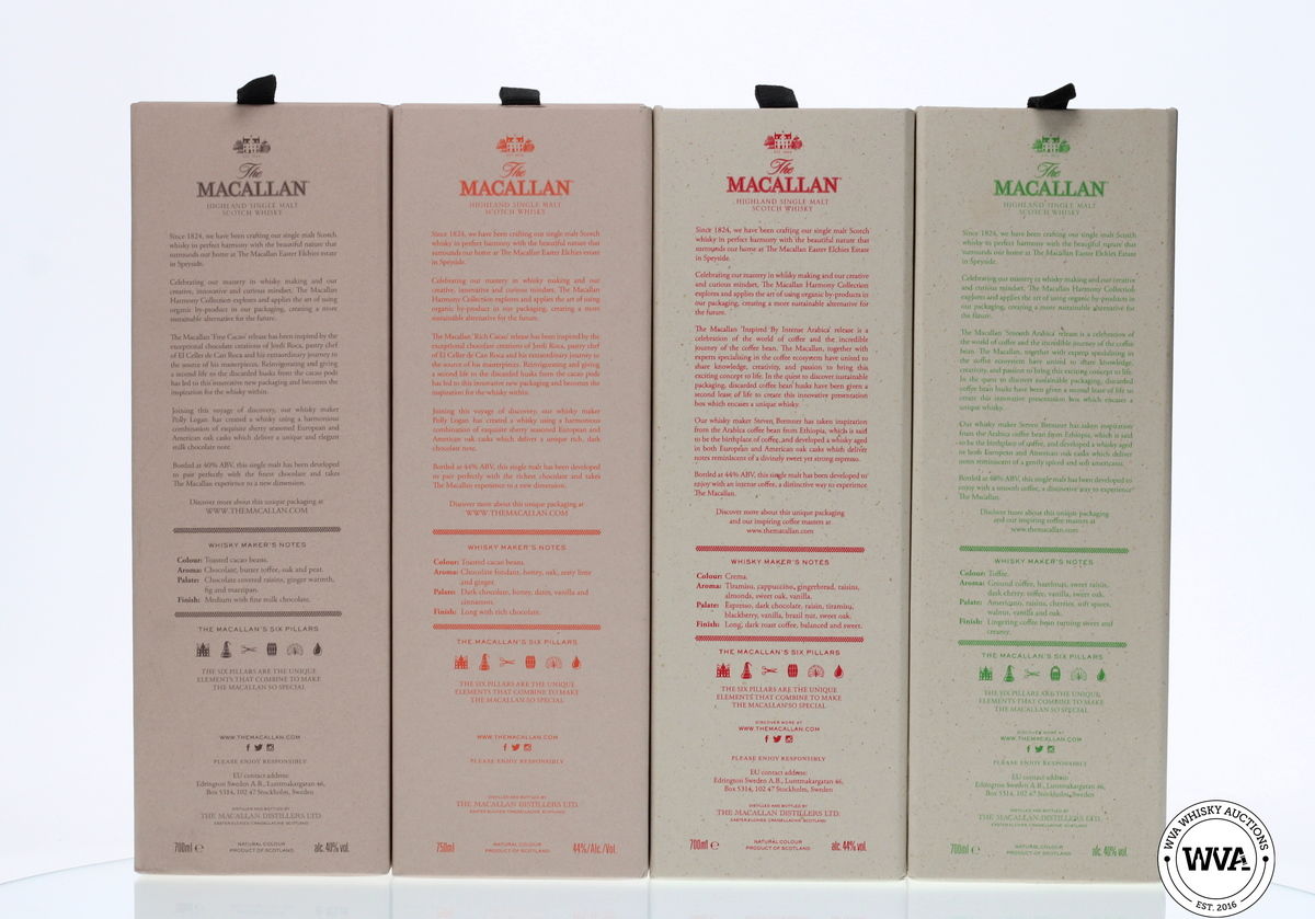 MACALLAN - THE HARMONY COLLECTION - RICH,FINE,INTENSE & SMOOTH SET
