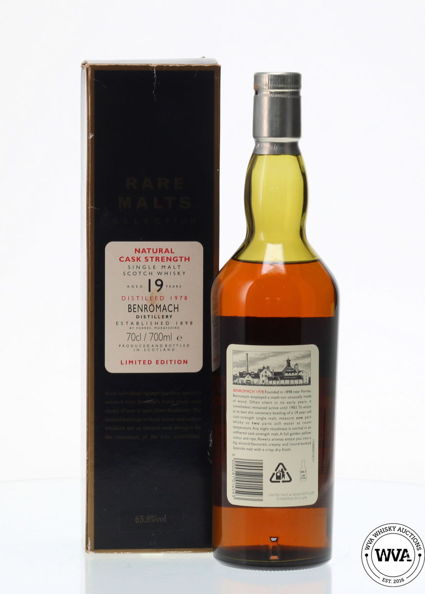 BENROMACH 19 YEAR OLD 1978 - RARE MALT SELECTION