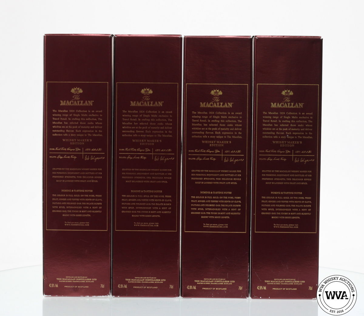 MACALLAN WHISKY MAKER'S EDITION - NICK VEASEY CLASSIC TRAVEL (4X70CL)