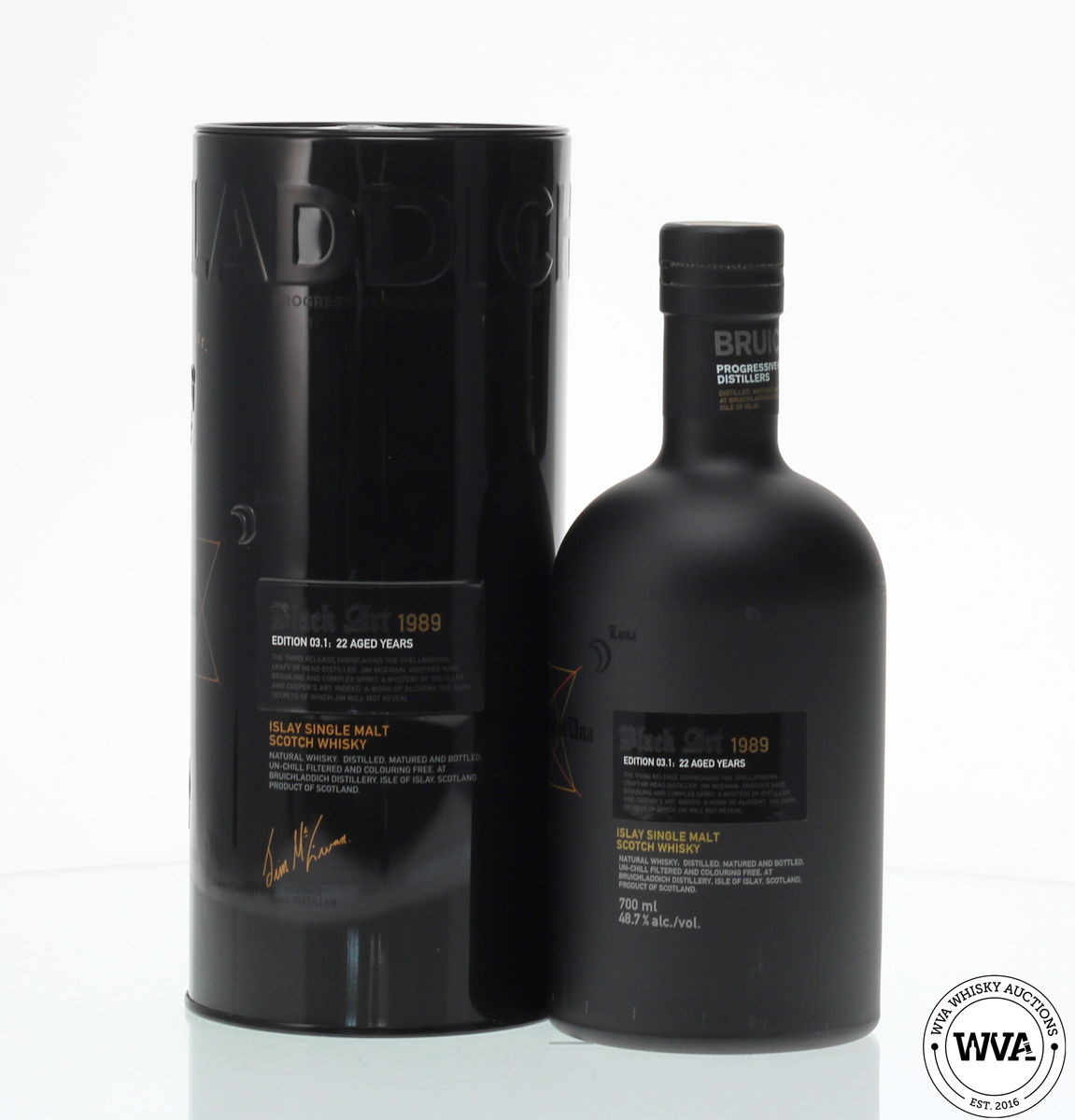 BRUICHLADDICH 1989 BLACK ART 22 YEAR OLD - EDITION 03.1