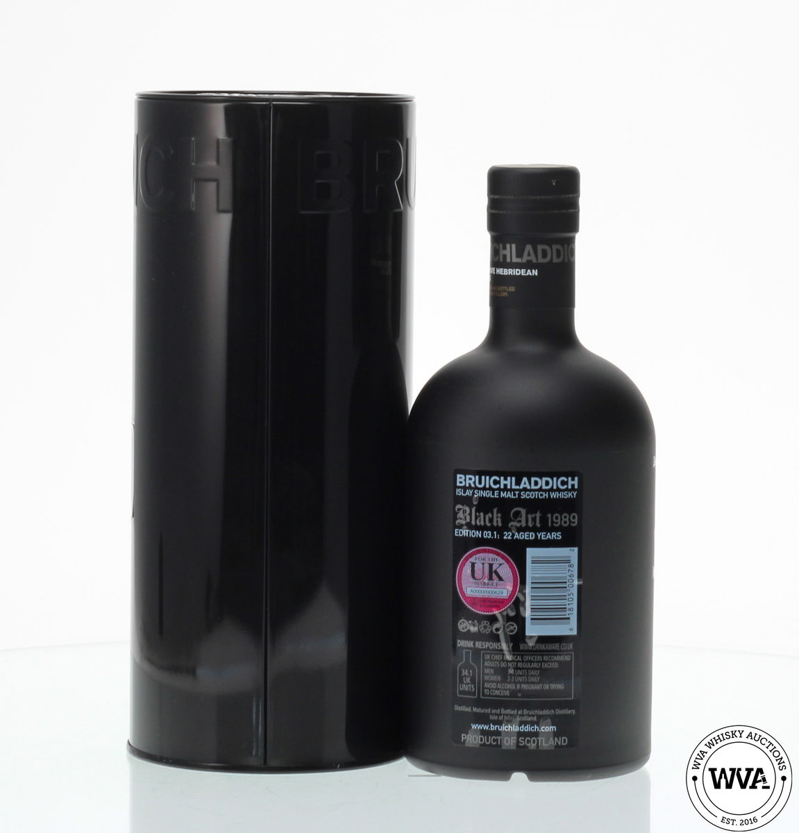 BRUICHLADDICH 1989 BLACK ART 22 YEAR OLD - EDITION 03.1