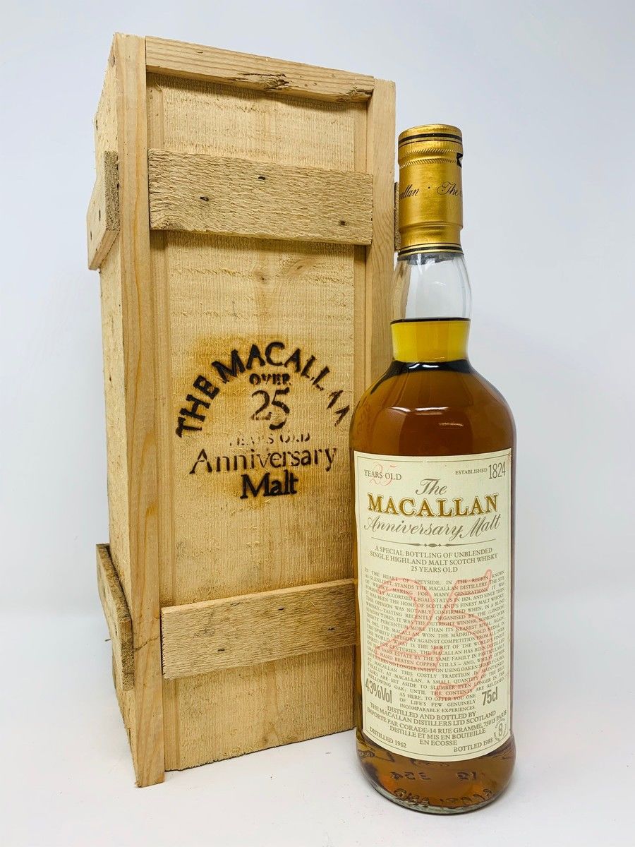THE MACALLAN 1962 25 YEAR OLD ANNIVERSARY MALT