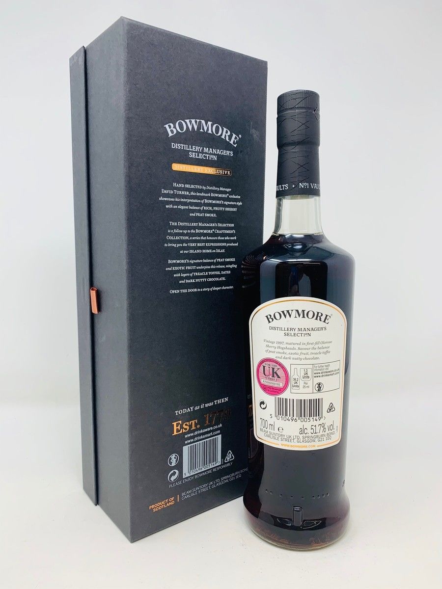 BOWMORE DISTILLERY MANAGERS SELECTION 1997