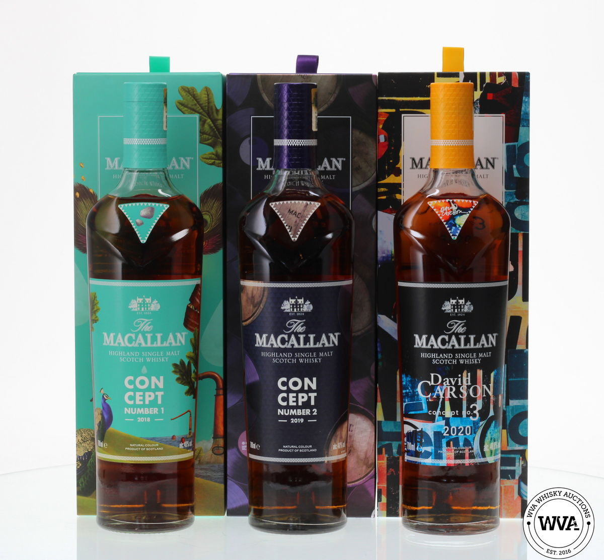 MACALLAN CONCEPT 1,2 & 3 SET