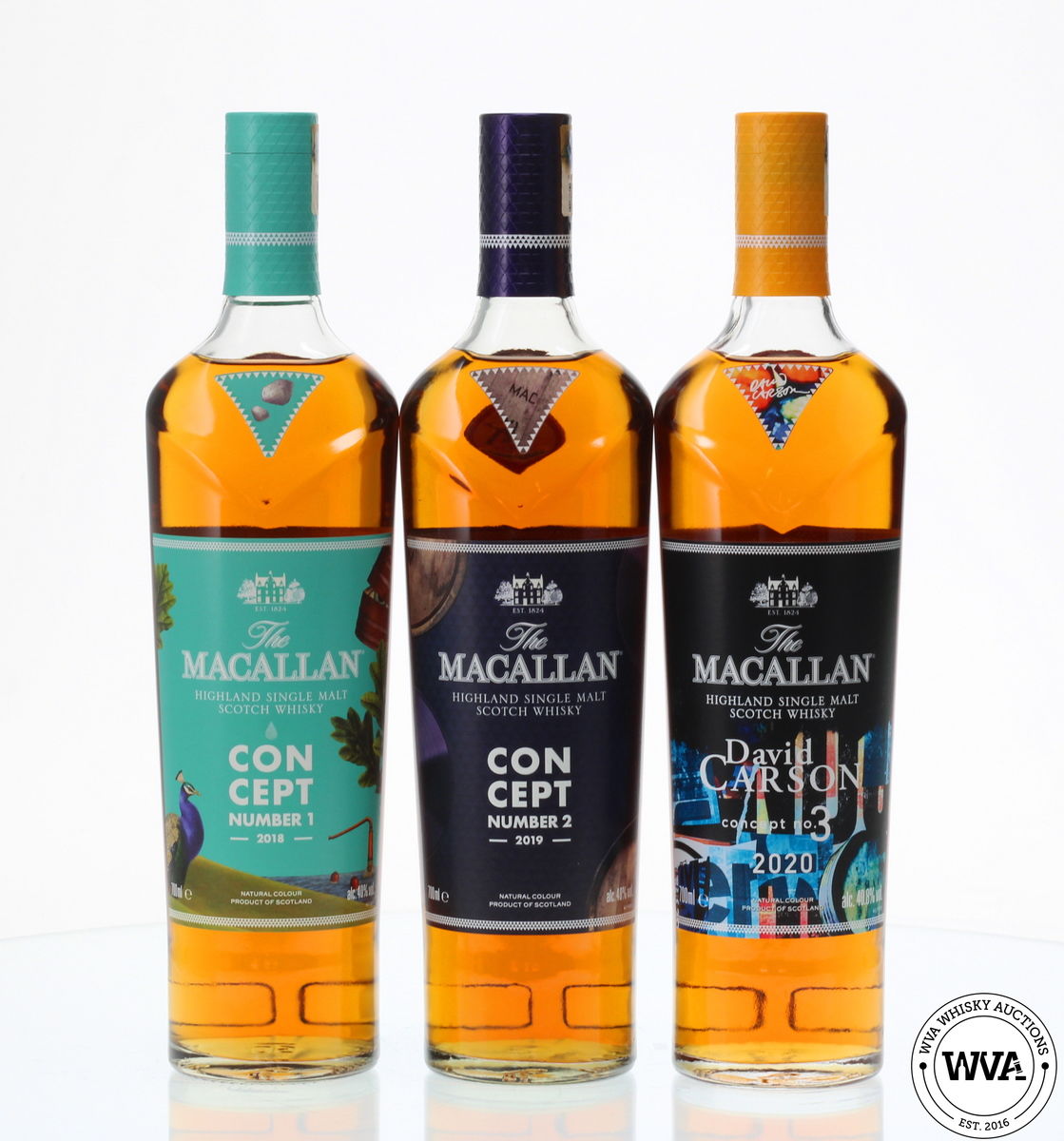 MACALLAN CONCEPT 1,2 & 3 SET