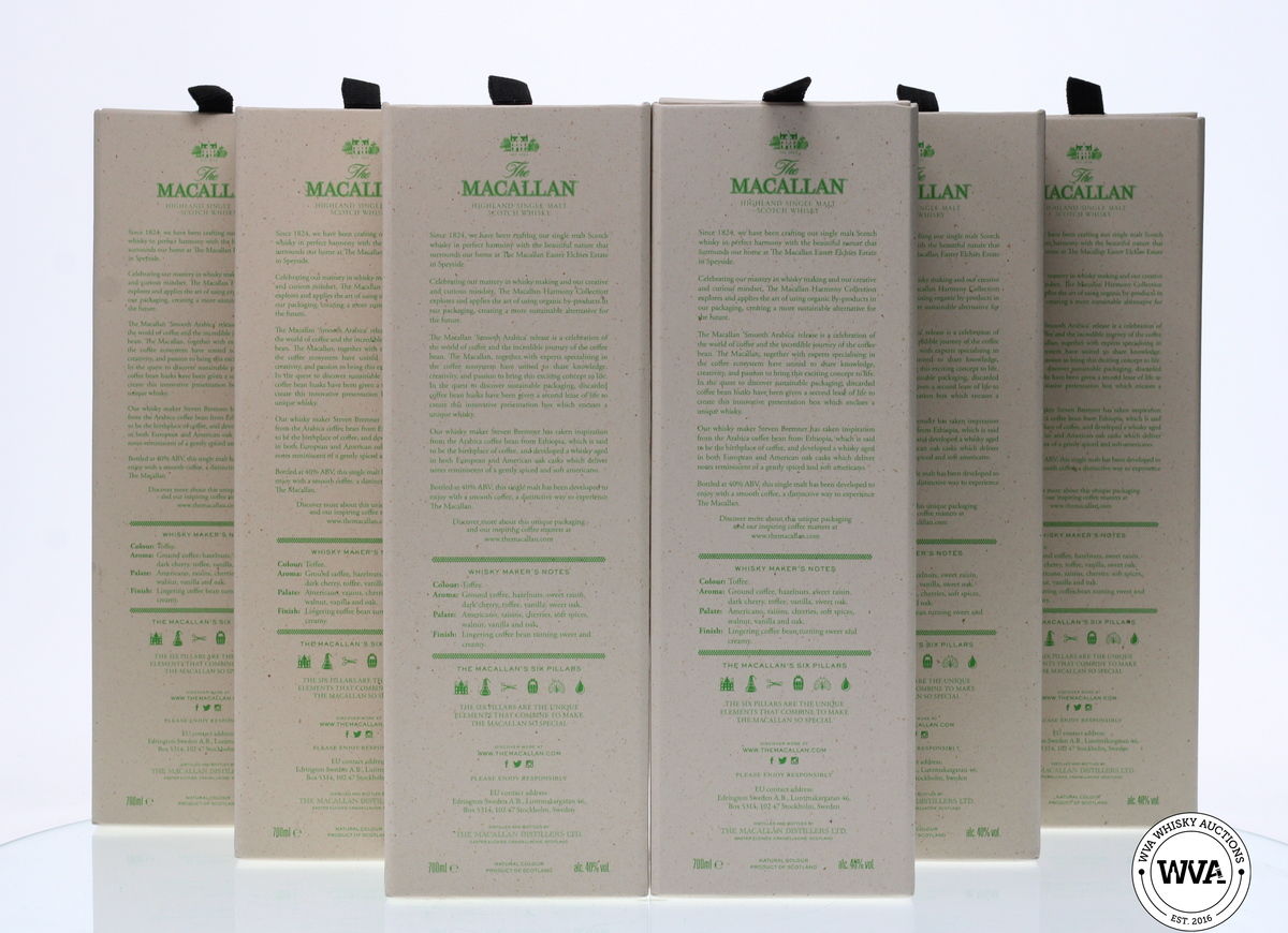 MACALLAN - THE HARMONY COLLECTION - SMOOTH ARABICA TRAVEL RETAIL  X 6