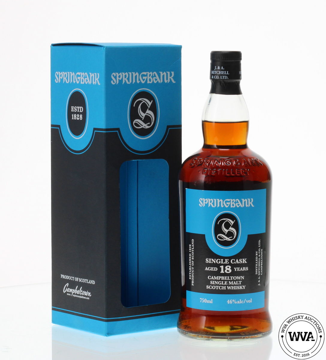 SPRINGBANK 18 YEAR OLD (2018) - EXCLUSIVE BOTTLING FOR PACIFIC EDGE WINE & SPIRITS - US IMPORT