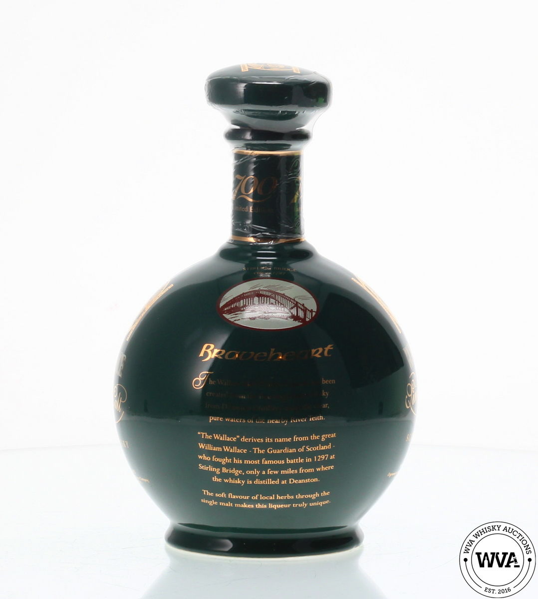 WALLACE SINGLE MALT LIQUEUR STIRLING BRIDGE 700TH ANNIVERSARY