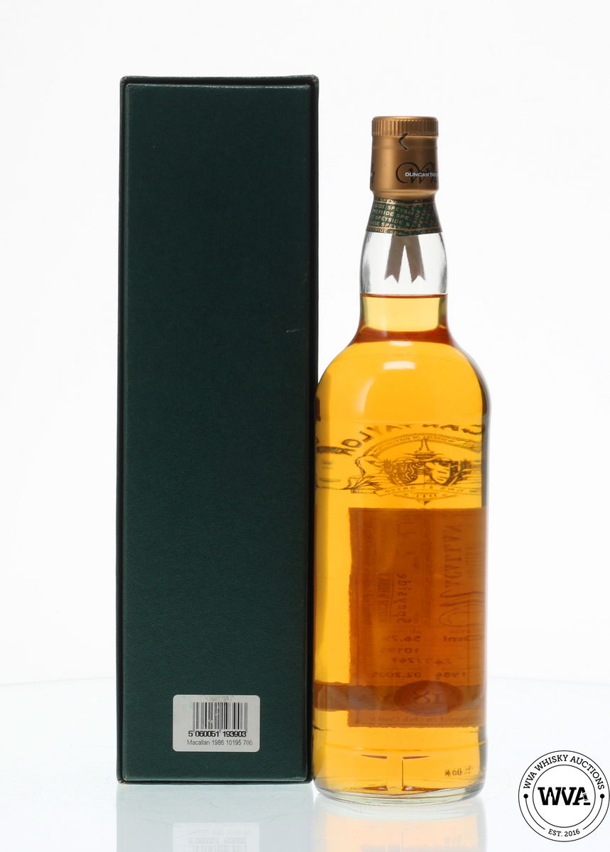 MACALLAN 1986 18 YEAR OLD #10195 DUNCAN TAYLOR
