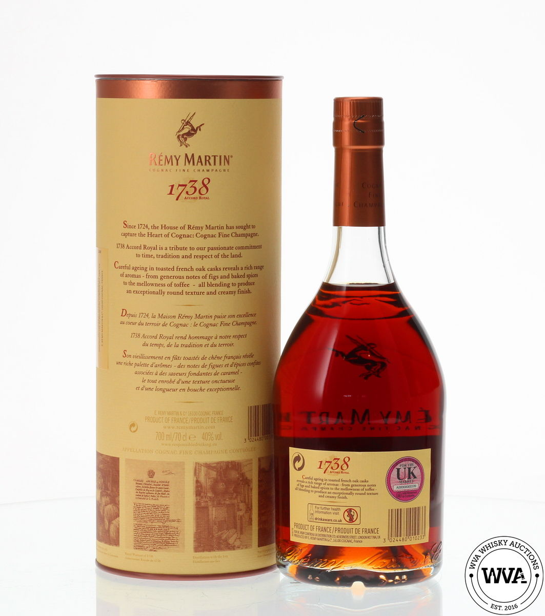 REMY MARTIN 1738 ACCORD ROYAL COGNAC
