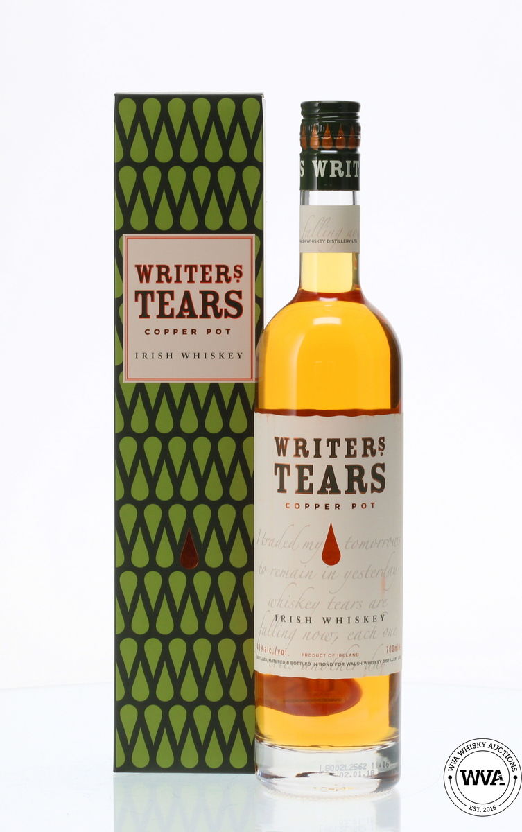 WRITERS TEARS COPPER POT IRISH WHISKEY
