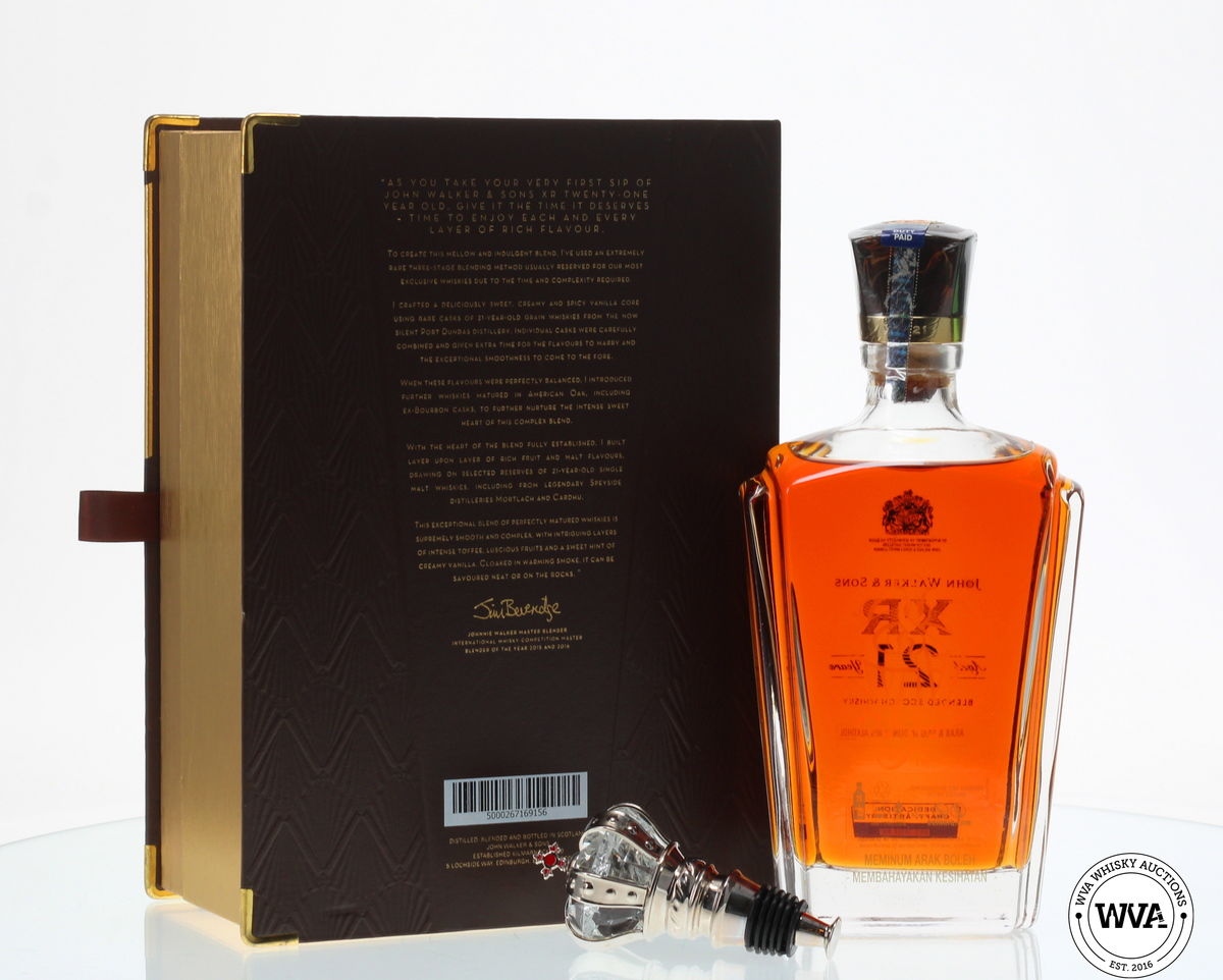 JOHNNIE WALKER XR 21 YEAR OLD - CRYSTAL CROWN EDITION