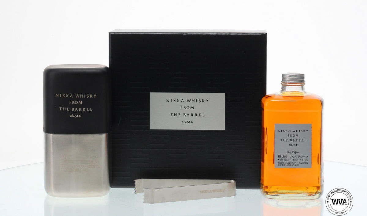 NIKKA FROM THE BARREL 50CL - ICE BUCKET AND TONGS