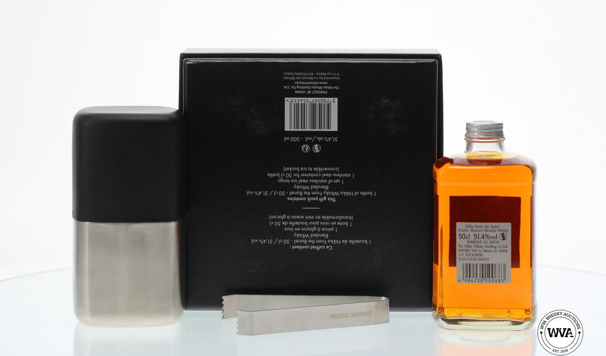 NIKKA FROM THE BARREL 50CL - ICE BUCKET AND TONGS