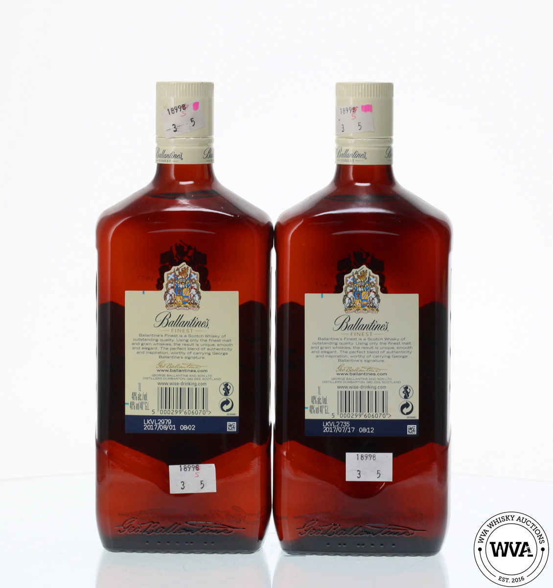 BALLANTINES FINEST BLENDED SCOTCH WHISKY (2x1 litre)