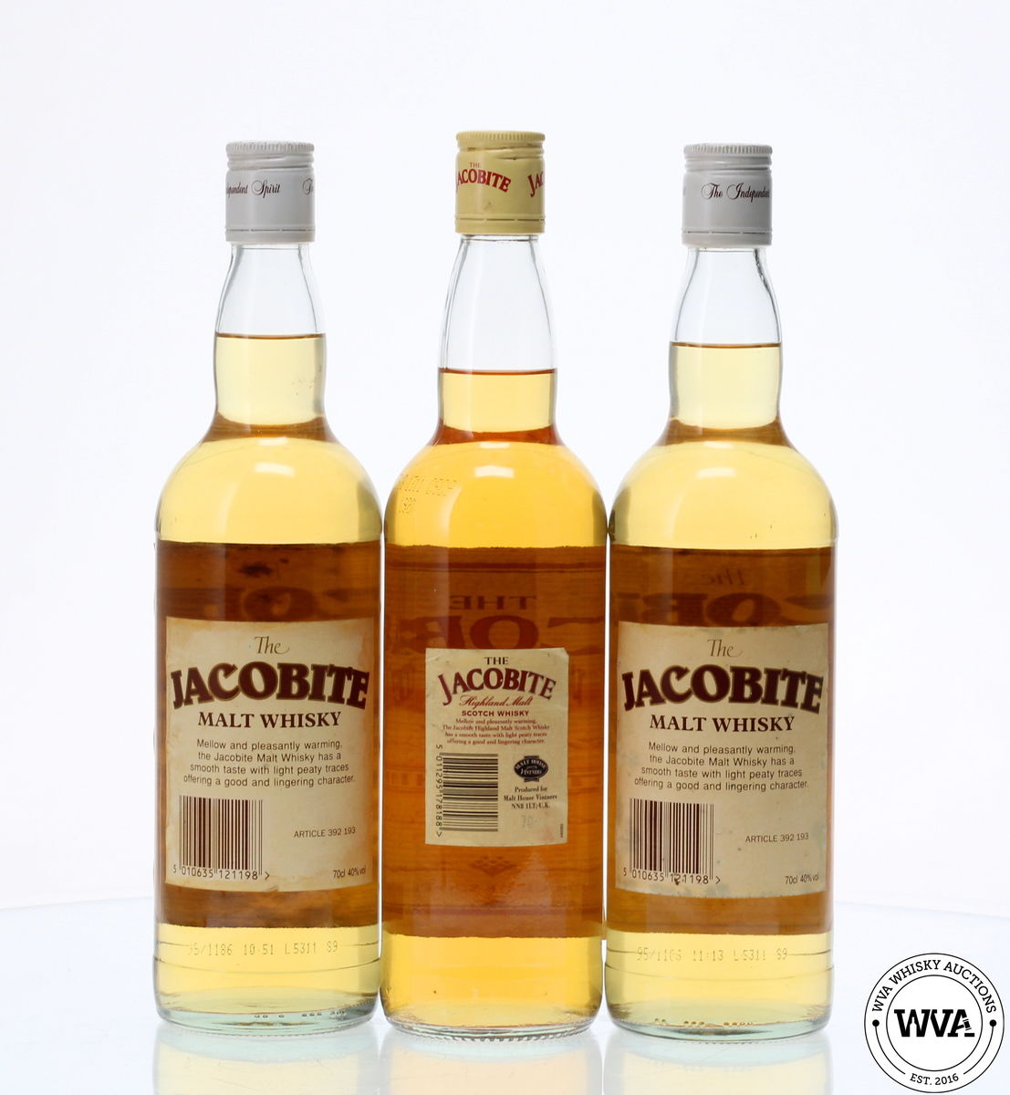 JACOBITE WHISKY (3x70cl)