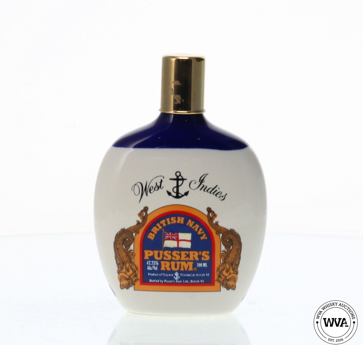 BRITISH NAVY PUSSERS RUM DECANTER (20cl)