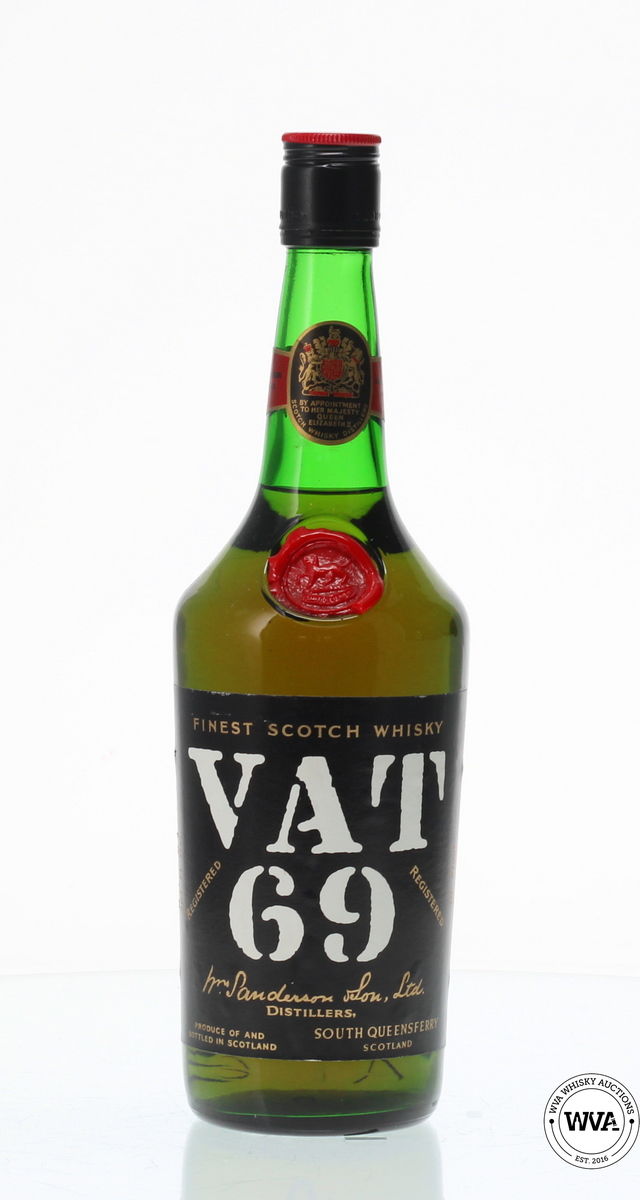 VAT 69 1970's BOTTLE