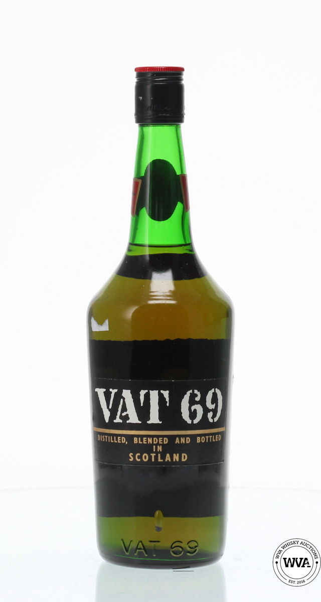 VAT 69 1970's BOTTLE