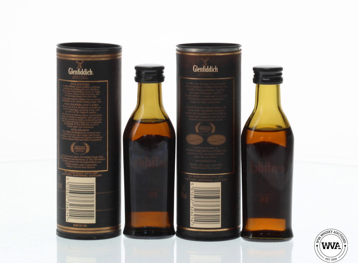 GLENFIDDICH 18 YEAR OLD MINIATURES