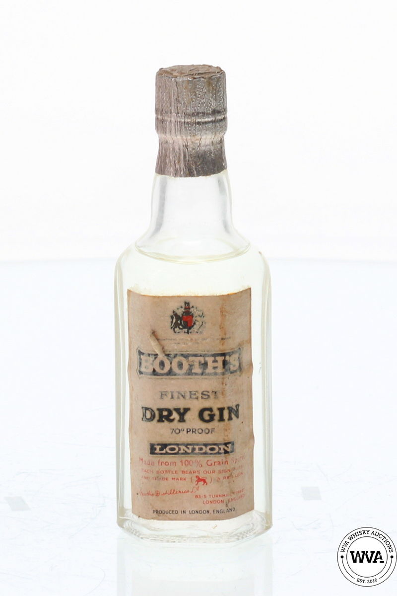 BOOTHS FINEST DRY GIN MINIATURE