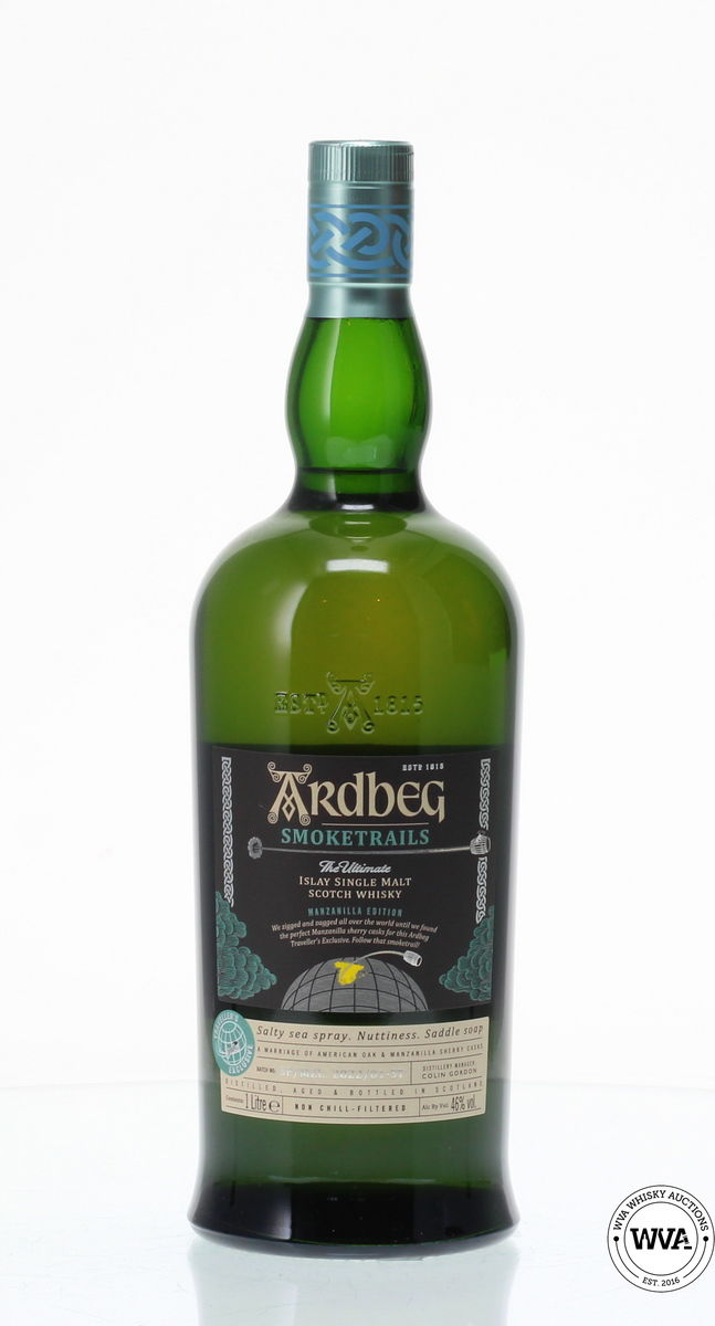ARDBEG SMOKETRAILS (MANZANILLA EDITION) TRAVELLER'S EXCLUSIVE (1 LITRE)