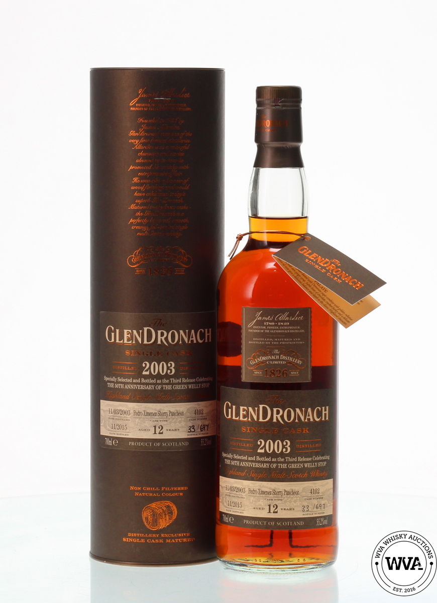 GLENDRONACH 12 YEAR OLD 2003 SINGLE CASK #4102