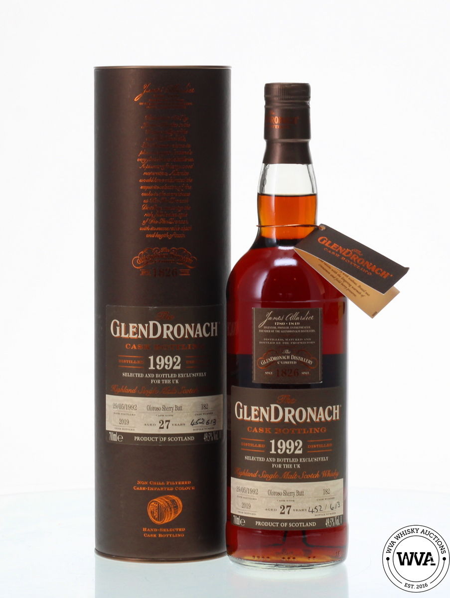 GLENDRONACH 27 YEAR OLD 1992 SINGLE CASK #182