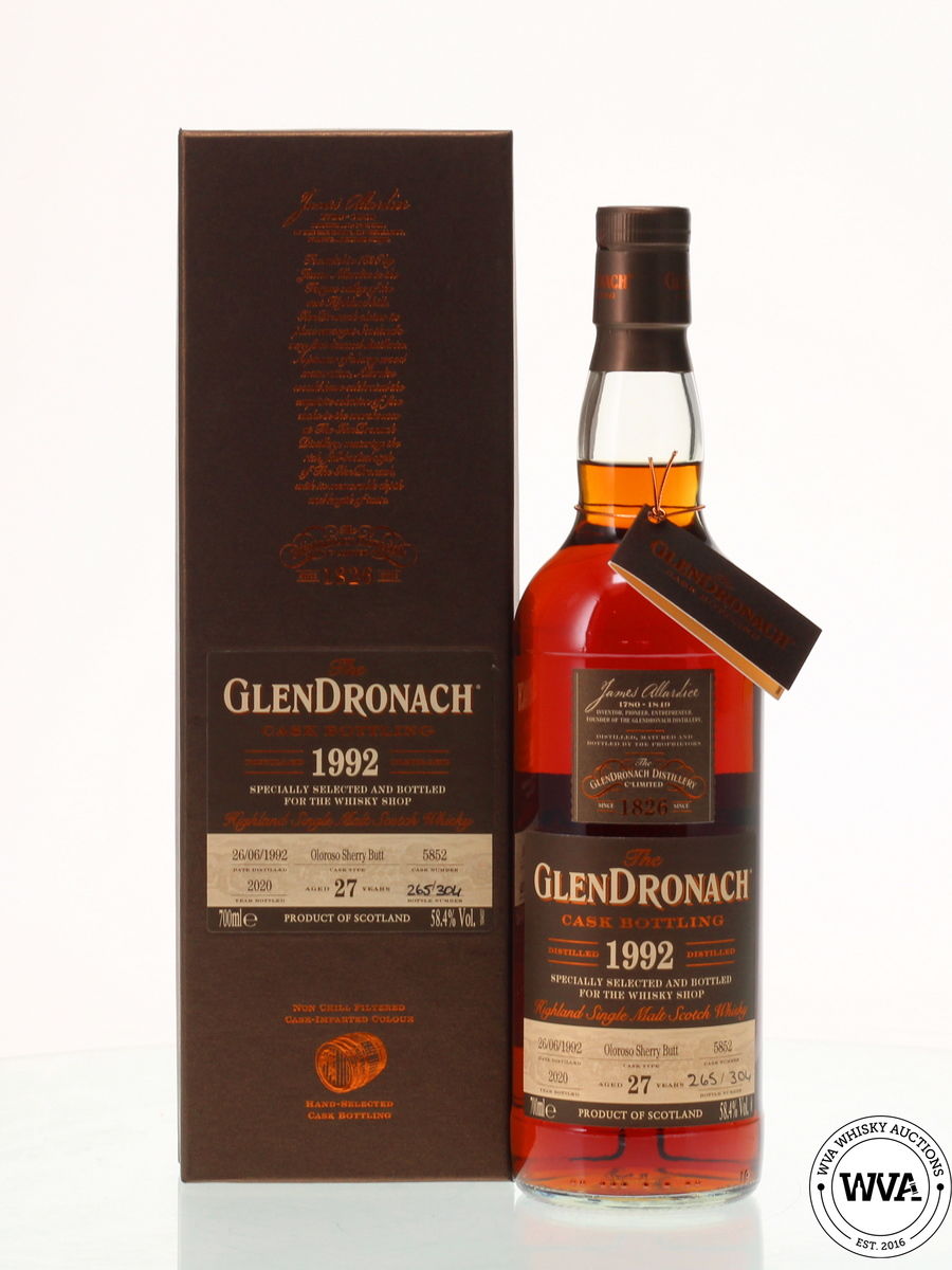 GLENDRONACH 27 YEAR OLD 1992 SINGLE CASK #5852