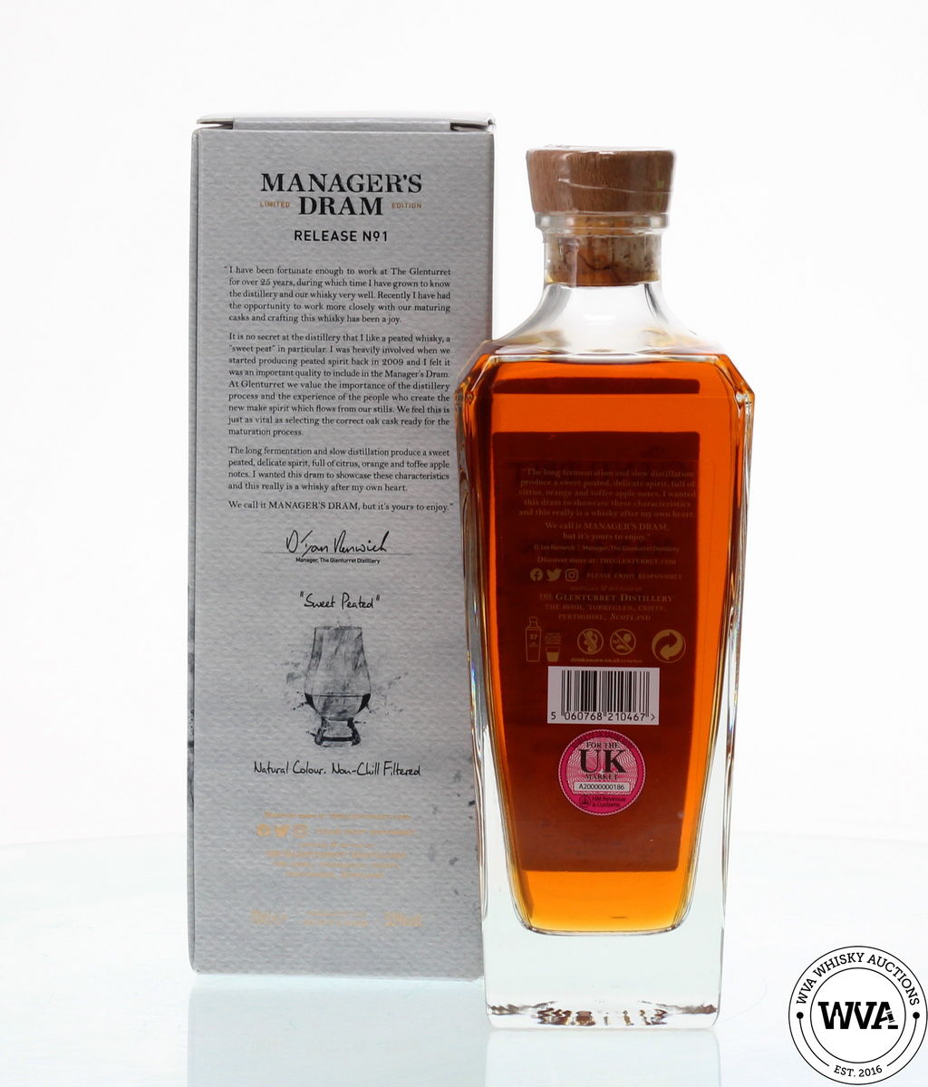 GLENTURRET MANAGERS DRAM RELEASE NO.1