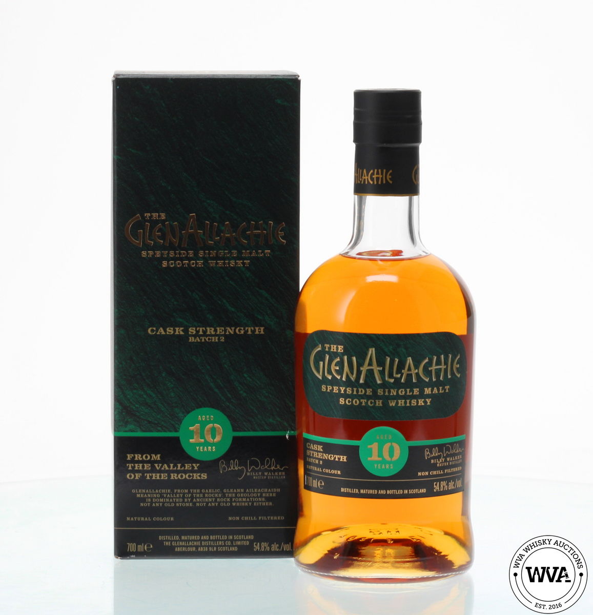 GLENALLACHIE 10 YEAR OLD CASK STRENGTH (BATCH 2)