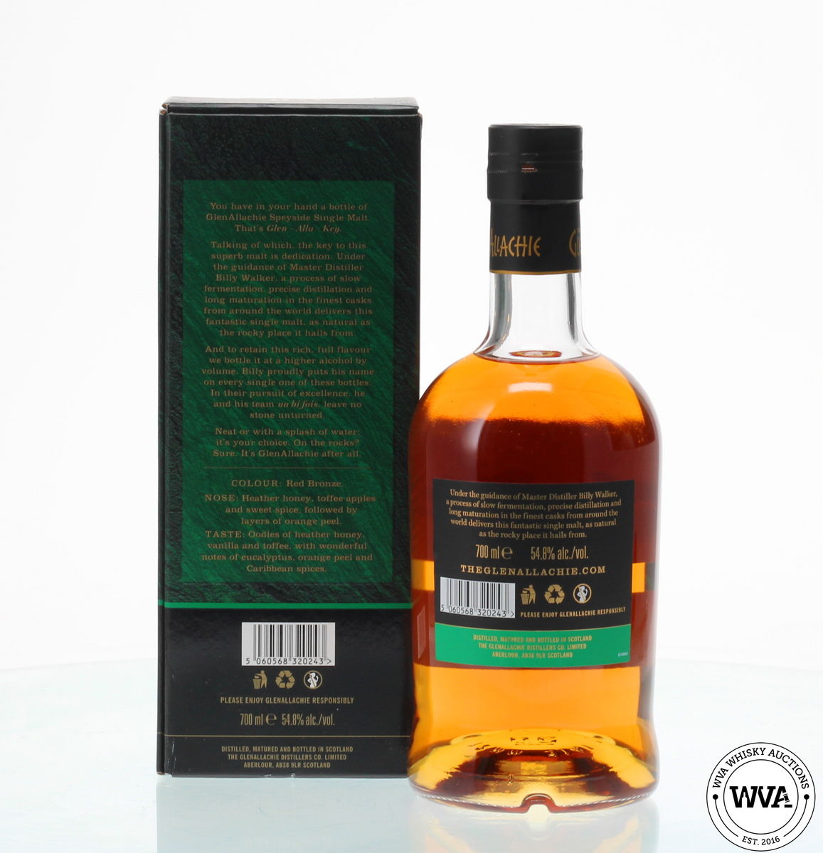 GLENALLACHIE 10 YEAR OLD CASK STRENGTH (BATCH 2)