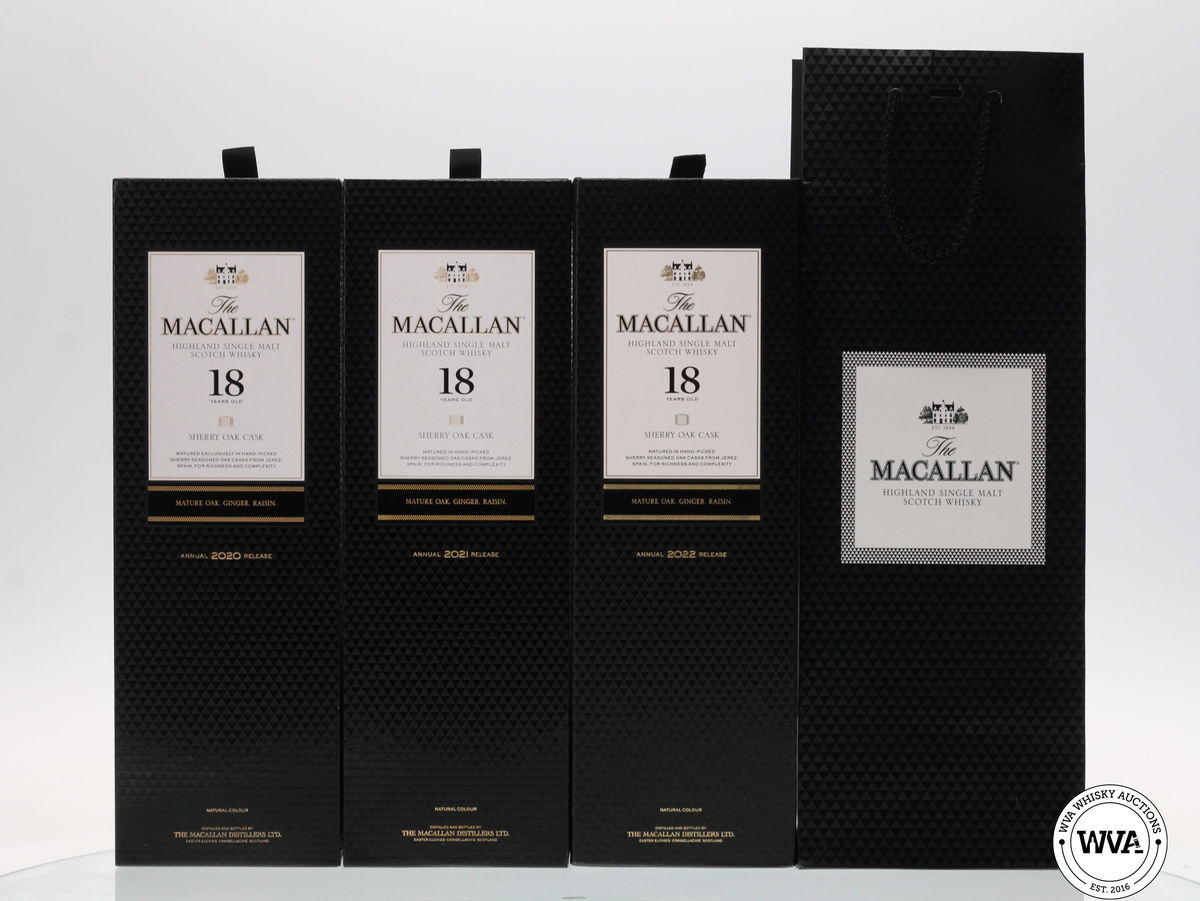 MACALLAN 18 YEAR OLD SHERRY OAK (2020,2021,2022)